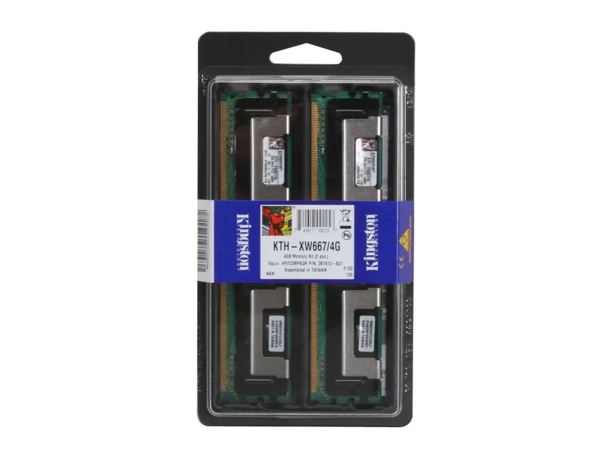 Kingston Technology Corp. Kingston Technology Corp. KTH-XW667/4G 4GB (2 x 2GB) DDR2 667 memory upgrade — снимка на продукта