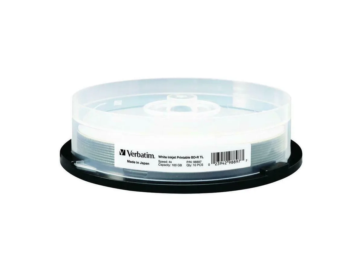 VERBATIM VERBATIM 98897 BD-R 100 GB 4x 10-pack spindle — termékfotó