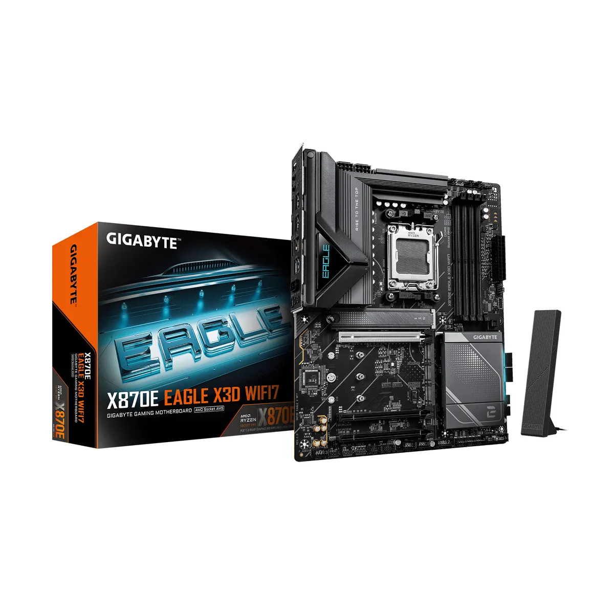 GIGABYTE GIGABYTE X870E EAGLE X3D WIFI7 AMD motherboard — product photo