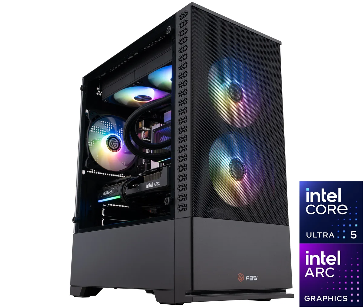 ABS ABS CA250KFB580 gaming PC Ultra 5 250KF Arc B580 12GB 32GB DDR5 1TB NVMe — photo du produit