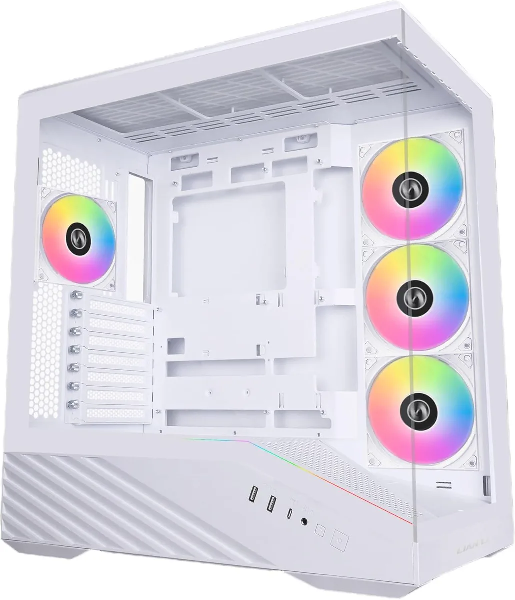 Lian Li Lian Li V100RW ATX mid-tower PC case white — product photo