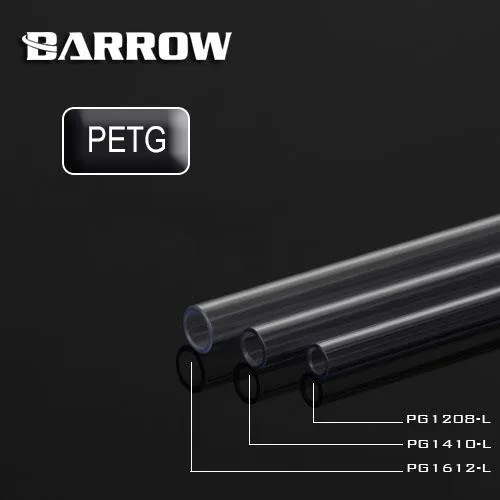 Barrow Mods Barrow Mods PG1208-L-CLEAR 12mm PETG rigid tube 500mm clear — fotografia produktu
