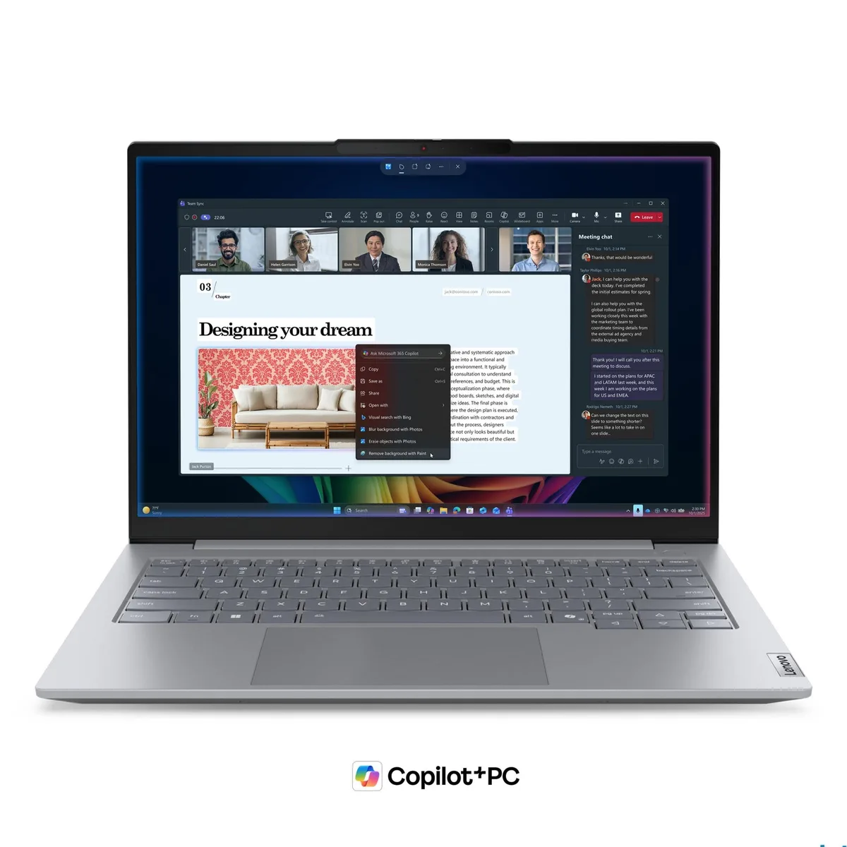 Silver 14-inch laptop with FIFA World Cup 26 branding on lid