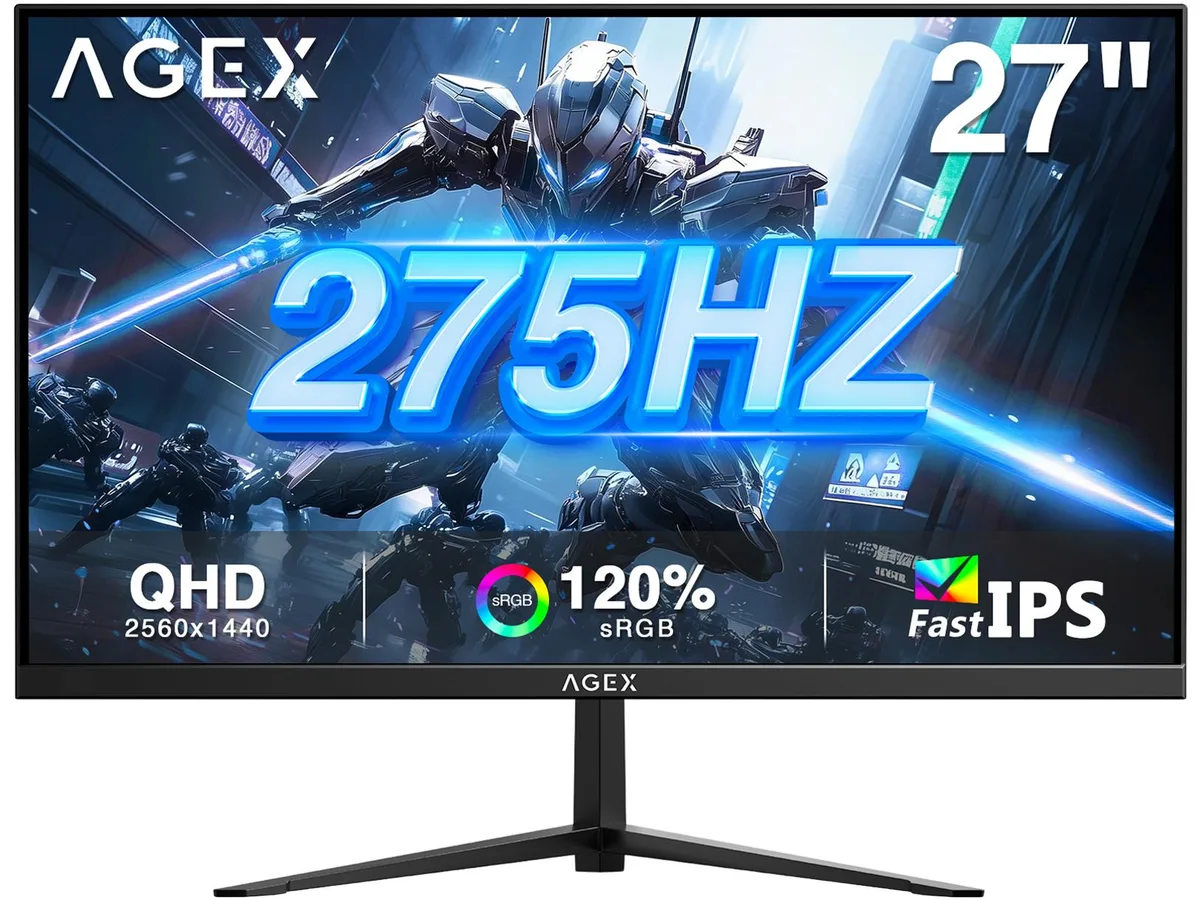 Z-EDGE Z-EDGE AGEX AG27QS 27" 275Hz QHD IPS gaming monitor — Produktfoto