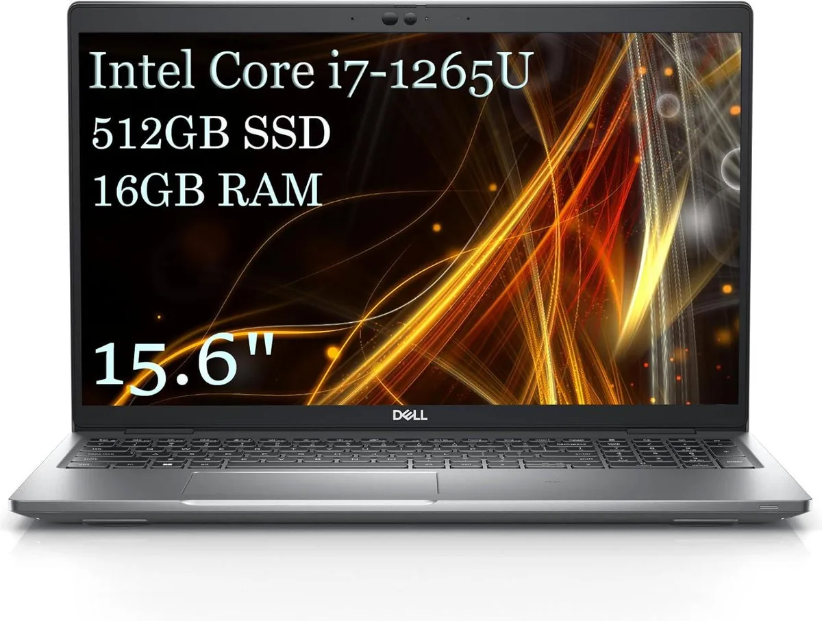Gray Dell Latitude 5530 laptop closed, 15.6 inch screen, Titan Gray finish