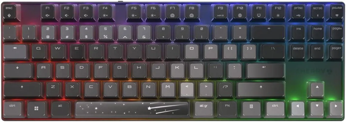 Cherry Cherry MX 8.2 TKL Wireless Gaming Keyboard XAGA Black MX2A Red Switch — photo du produit