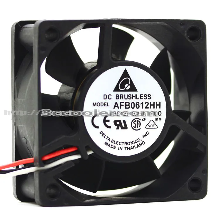 Zyvpee Zyvpee AFB0612HH R00 60x25mm 12V 0.25A 3-pin 27.55 CFM case fan — product photo