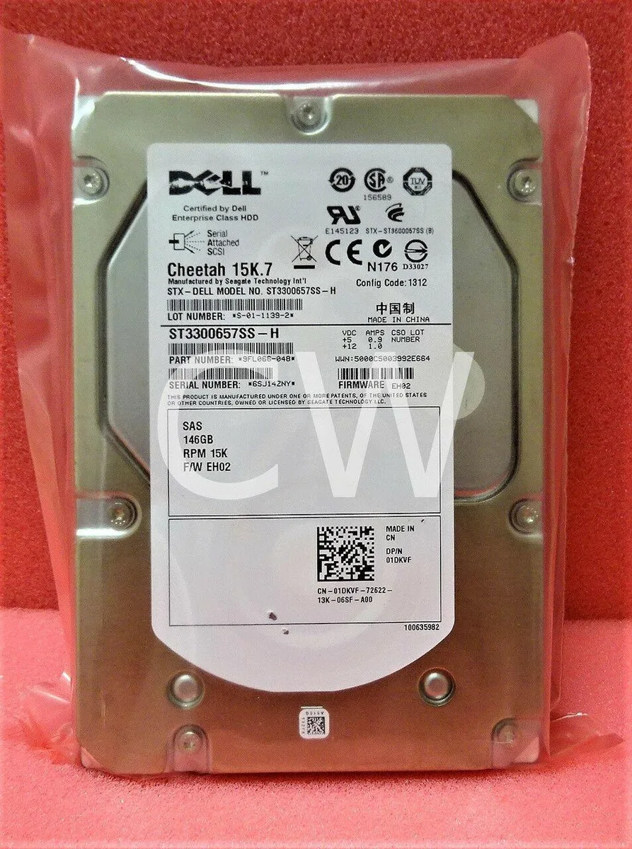 DELL DELL ST3300657SS 146GB 15000RPM 3.5" SAS internal hard drive — 商品写真