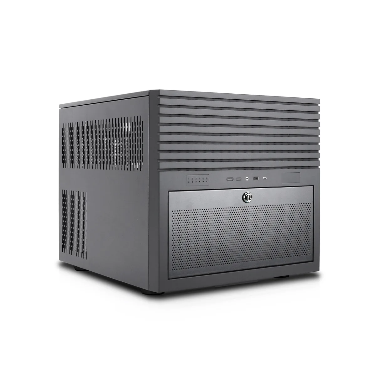 Rosewill Rosewill HEARTH NAS Server Chassis Black 6x3.5 Hot-Swap 6x2.5 SSD 2x5.25 Bay USB 3.2 Type-C — preces foto