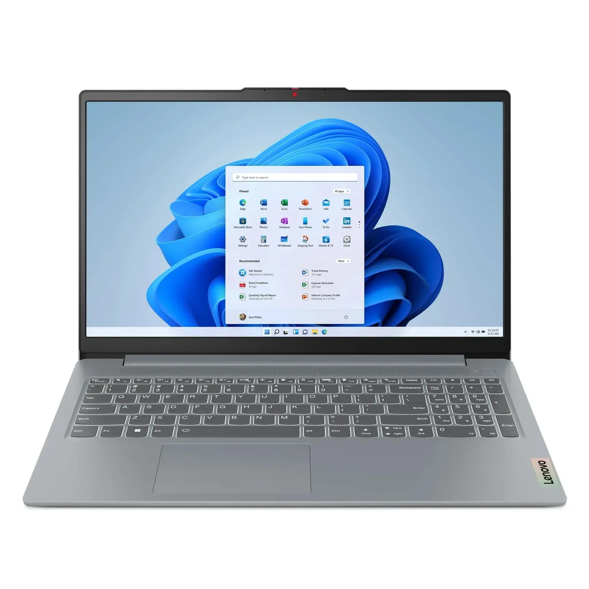 Lenovo Lenovo IdeaPad Slim 3 15AMN8 AMD Ryzen 5 7520U 8GB 256GB 82XQ00EBUS laptop — photo du produit