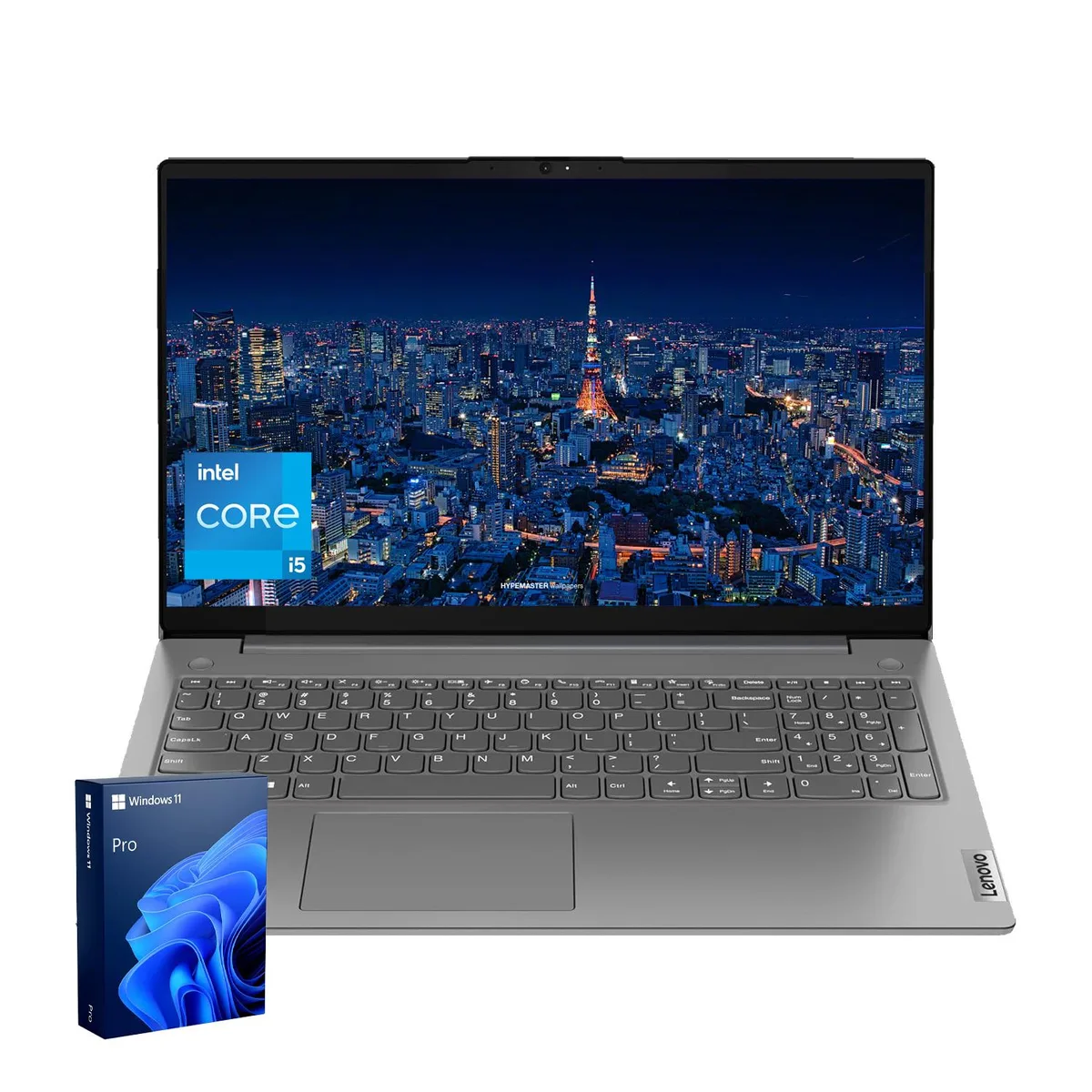 Lenovo Lenovo V15 G4 laptop, i5-13420H, 16GB RAM, 1TB SSD, 15.6" FHD, Windows 11 Pro, Grey — product photo