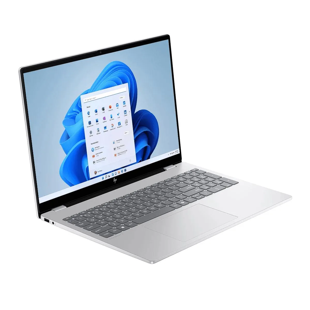 Silver 16 inch laptop closed lid smooth finish
