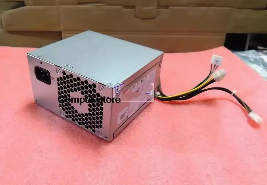 Black rectangular ATX power supply unit with fan grille and label showing 280W ProDesk 600 G2 MT