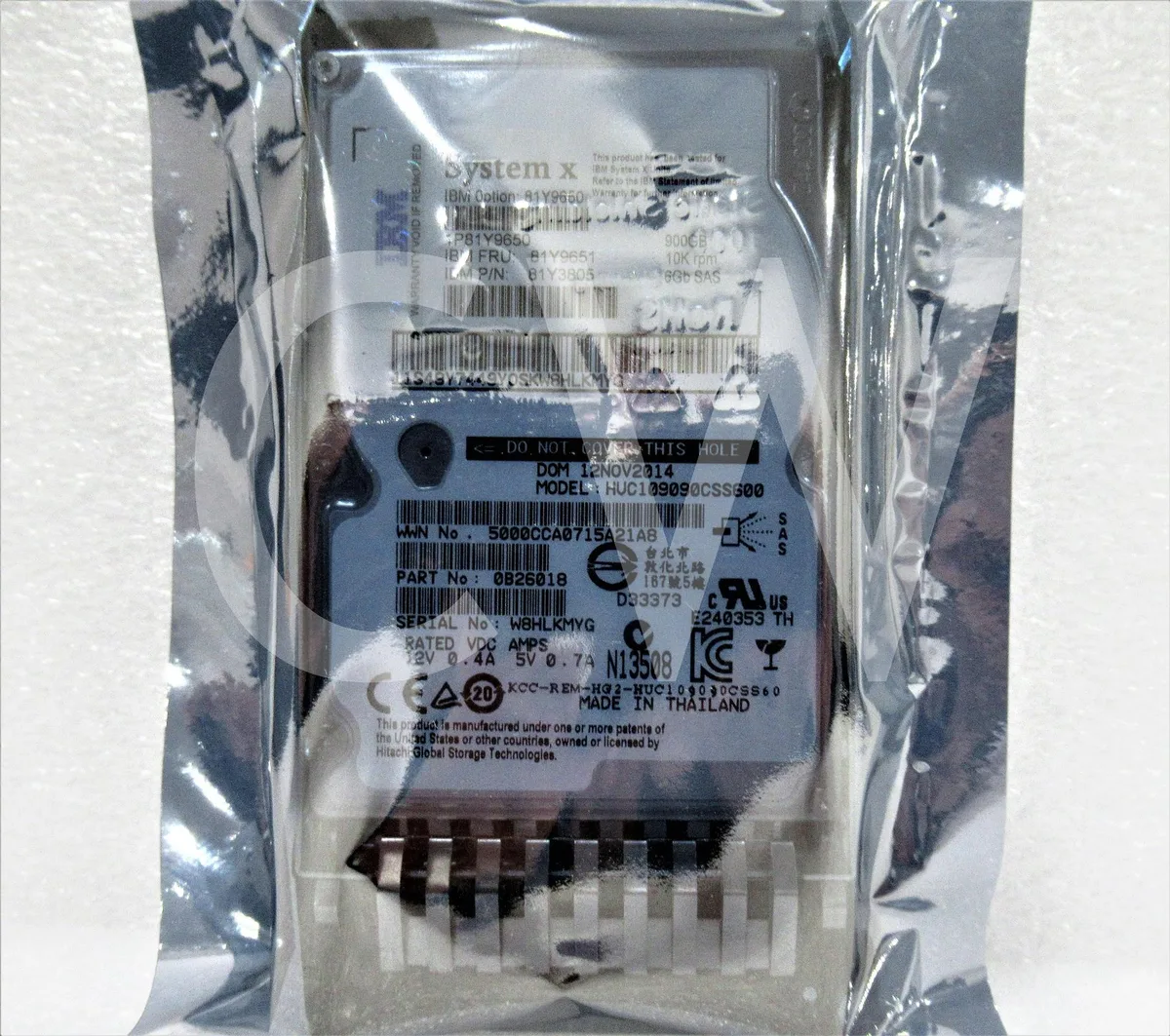 IBM IBM HUC109090CSS600 900GB 10000RPM SAS 2.5in internal hard drive — fotografia produktu
