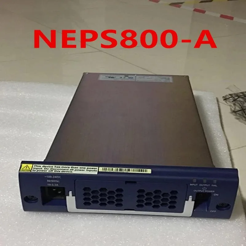 Black rectangular ATX power supply unit with ventilation grille and power socket visible