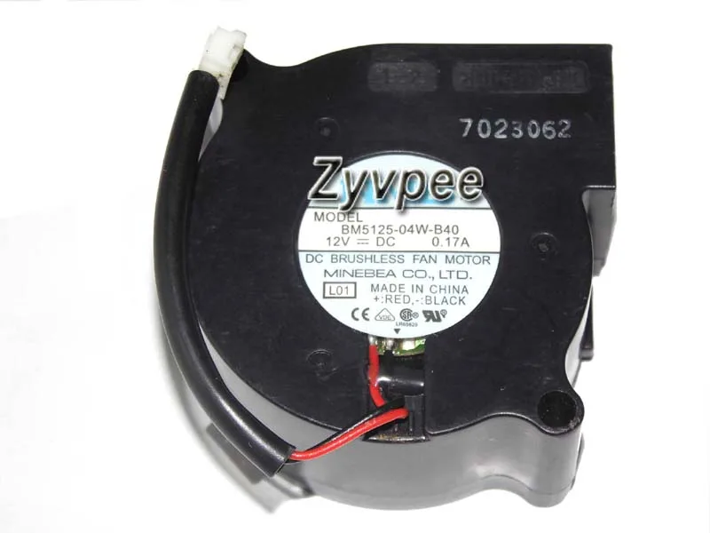 Zyvpee Zyvpee BM5125-04W-B40 51x25mm 12V 0.17A 2-pin case fan — 商品写真