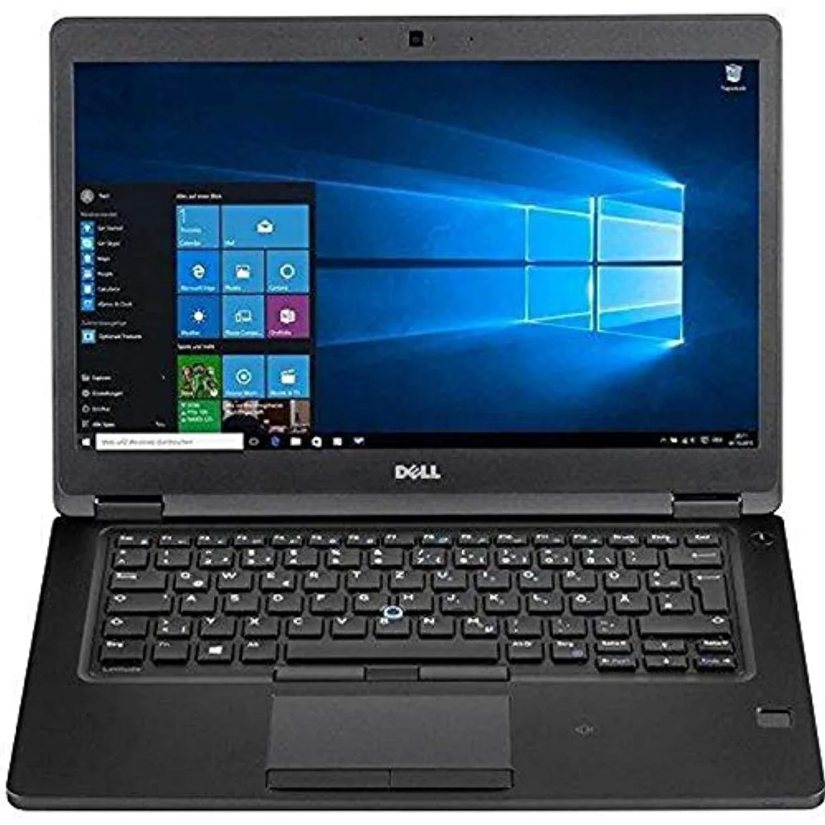 Silver Dell Latitude 5480 14 inch business laptop closed view