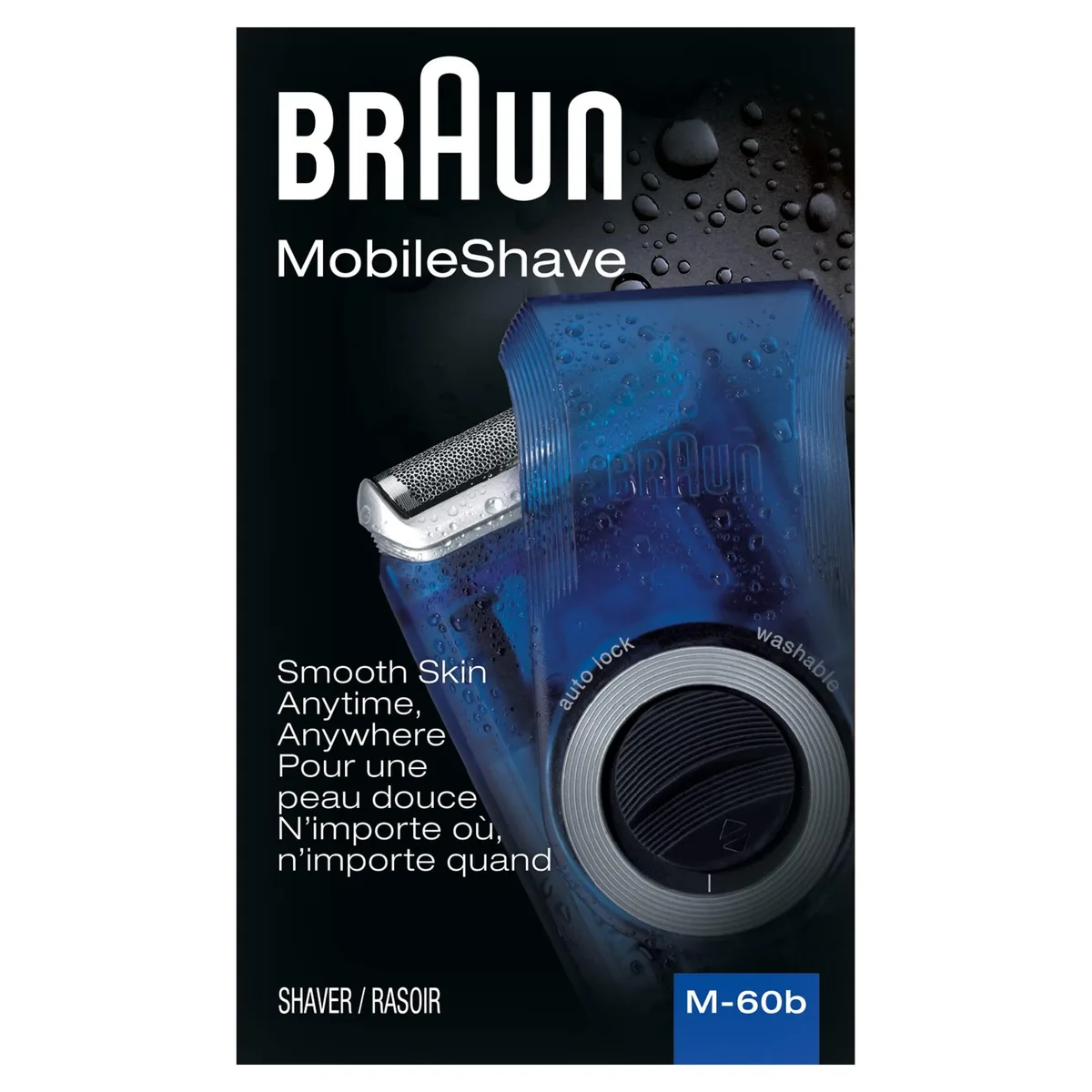  Braun M60B MobileShave Foil Shaver Blue — product photo