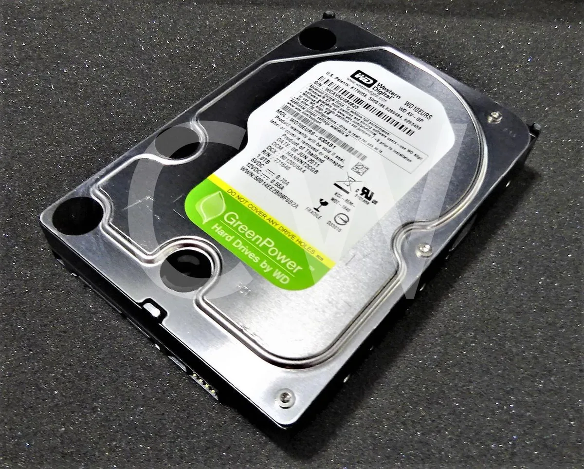 Western Digital Western Digital AV-GP WD10EURS 1 TB 5400 RPM 64 MB 3.5" SATA internal hard drive — fotografia produktu
