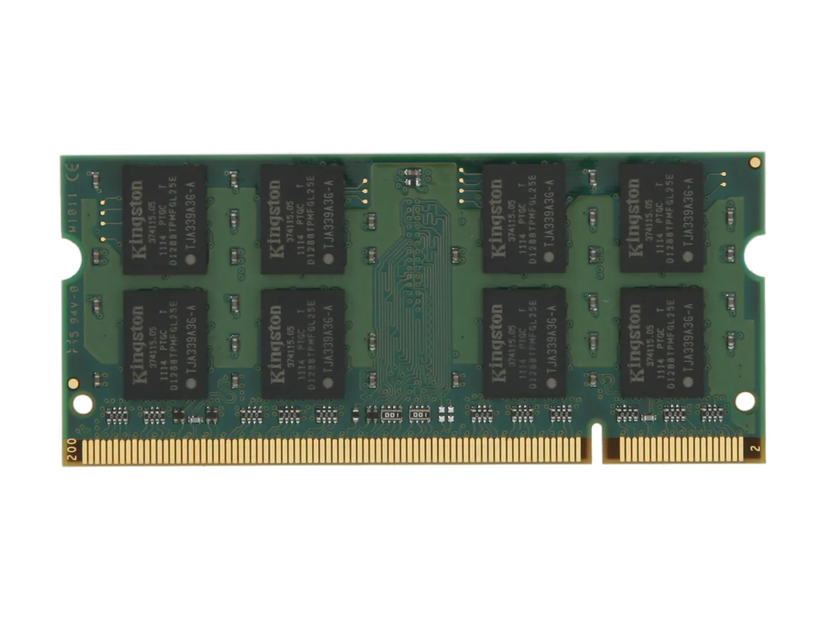 Kingston Technology Corp. Kingston Technology Corp. KVR800D2S6/2G 2GB DDR2 800MHz CL6 1.8V SoDIMM memory upgrade — fotografija proizvoda
