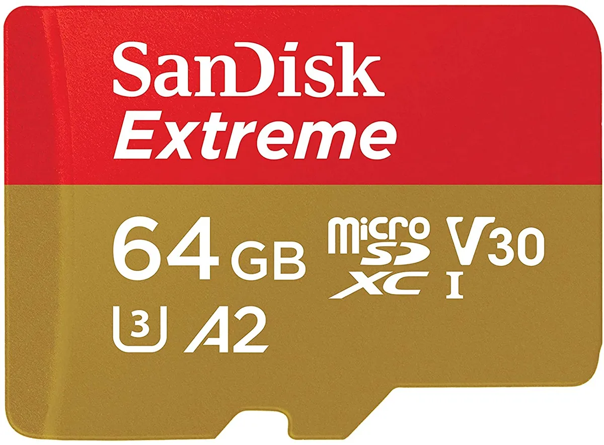 SanDisk SanDisk Extreme microSDXC 64GB 160MB/s U3 V30 A2 — vörumynd