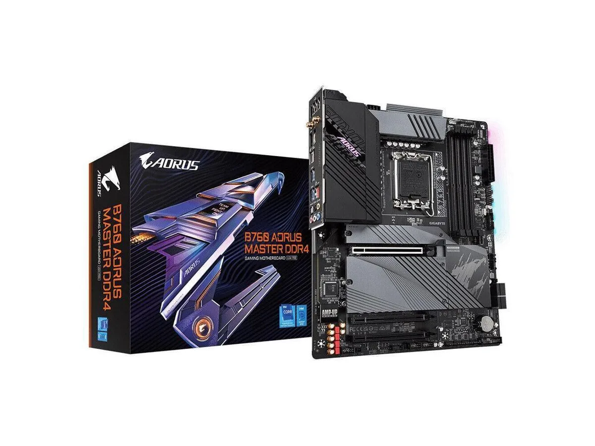 GIGABYTE GIGABYTE B760 AORUS MASTER DDR4 Intel motherboard — product photo