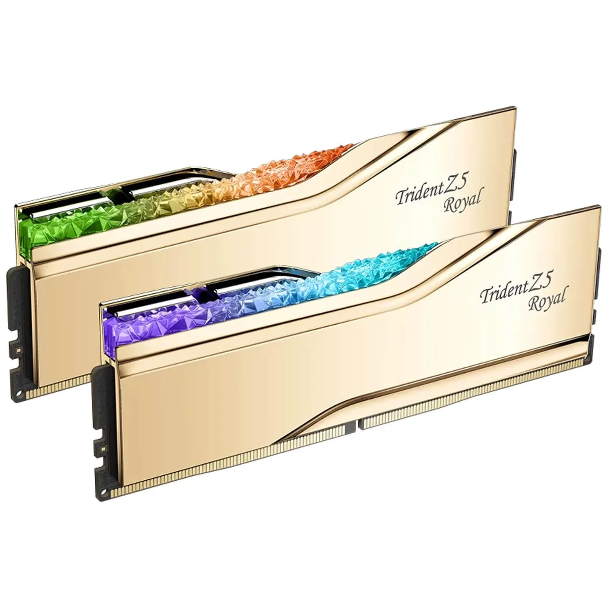 G.SKILL G.SKILL Trident Z5 Royal DDR5 64GB 2x32GB 6000 CL28 Gold desktop RAM — product photo