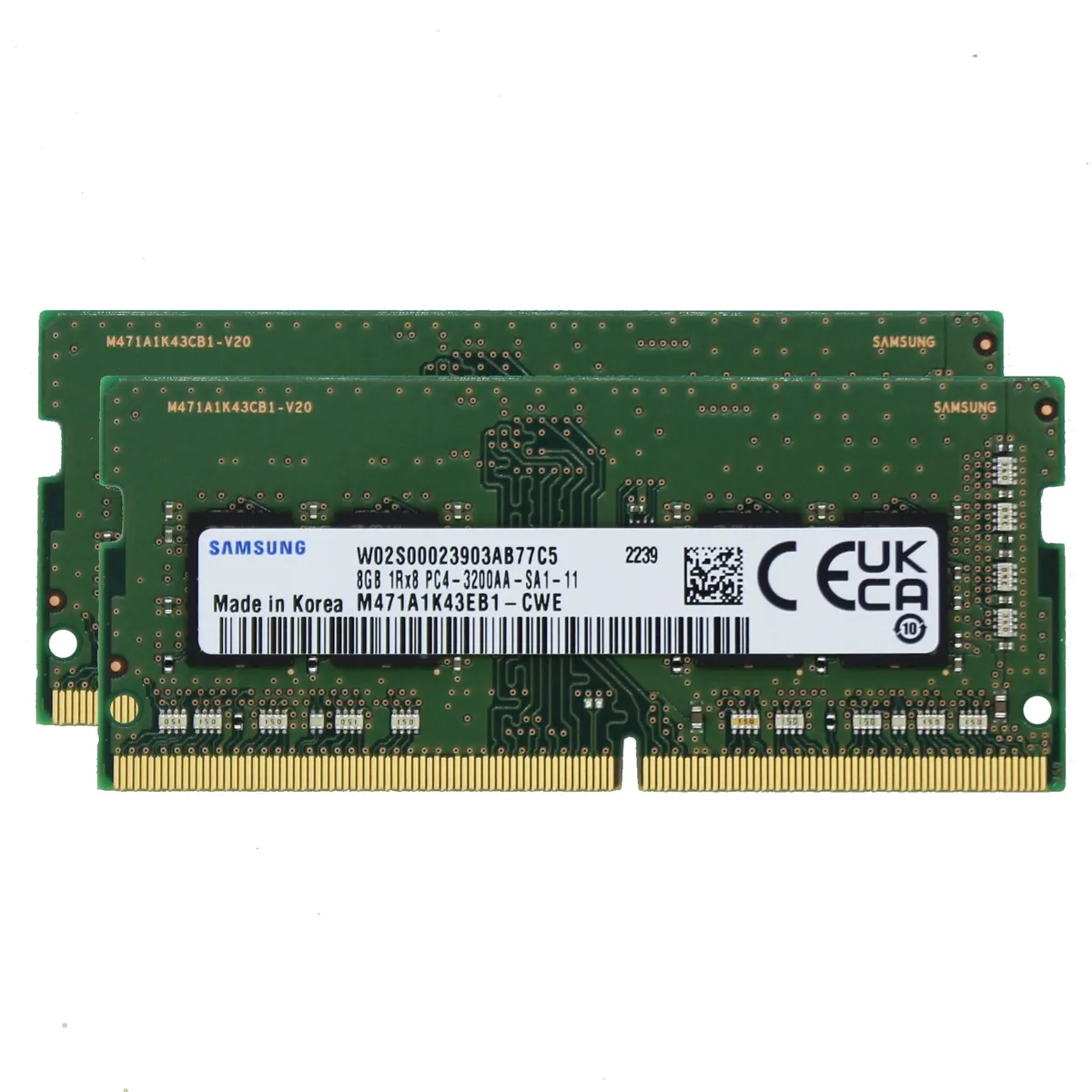 SAMSUNG SAMSUNG 16GB (2x8GB) DDR4 3200 CL22 1.2V SODIMM laptop RAM — foto produk
