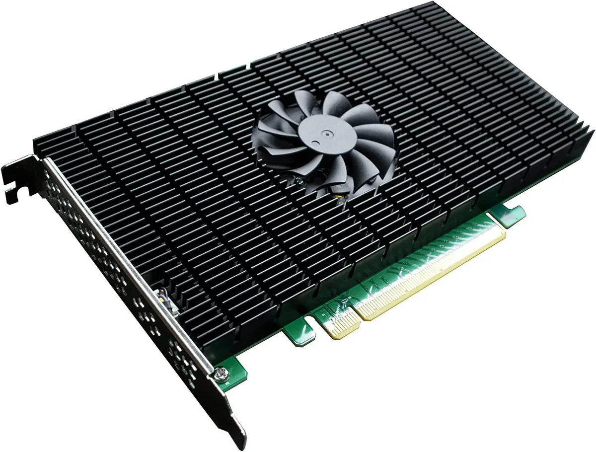 HighPoint Technologies, Inc. HighPoint Technologies, Inc. SSD7105 4-Port M.2 NVMe RAID Controller — foto del producto
