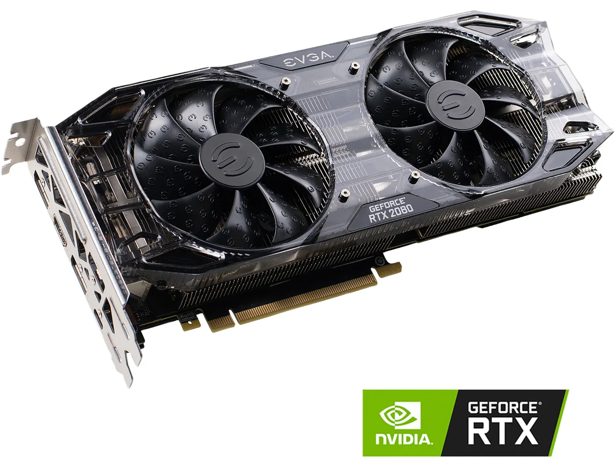 EVGA EVGA GeForce RTX 2080 08G-P4-2081-KR graphics card — photo du produit