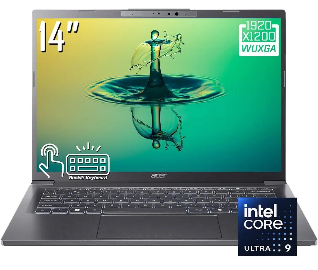Acer America Acer Aspire 14 AI Business Laptop Core Ultra 9 288V 32GB 1TB — 商品写真