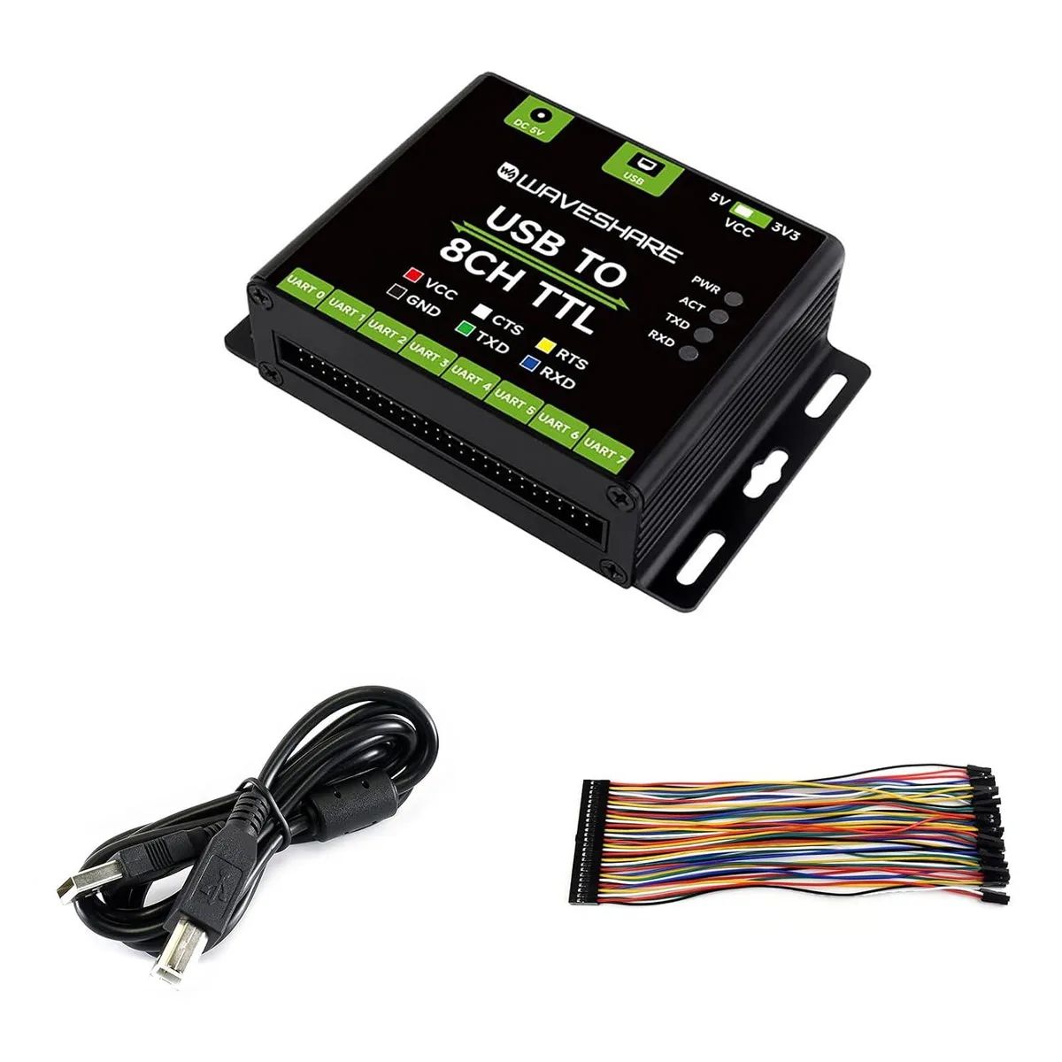 LORDWORLD LORDWORLD 8CH USB to TTL UART Converter development board — produktfoto