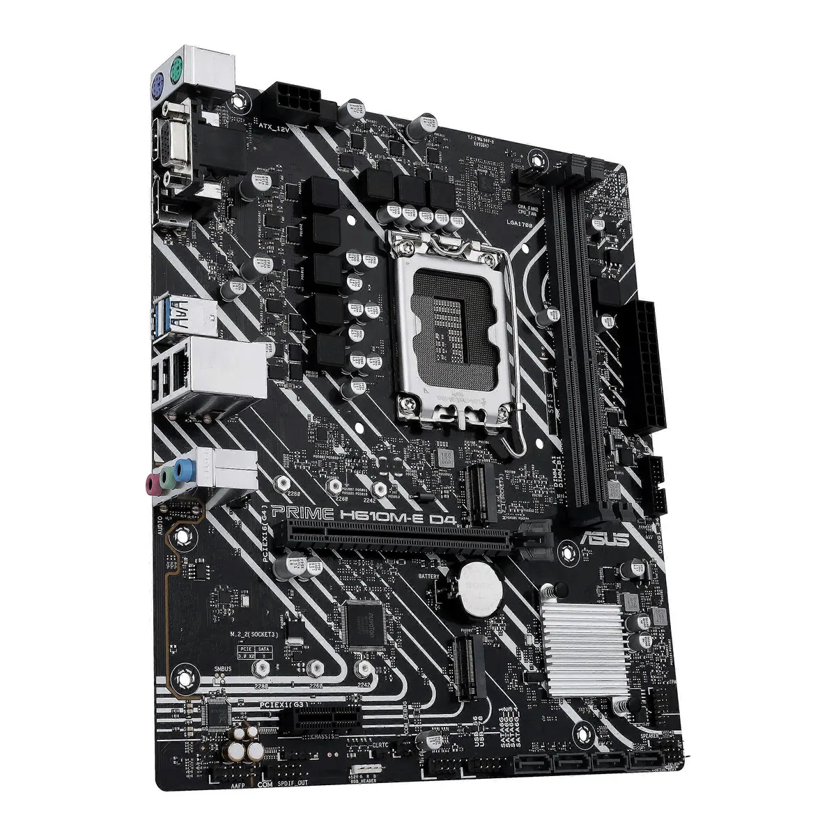 ASUS ASUS PRIME H610M-A D4-CSM LGA 1700 Intel motherboard — 商品写真