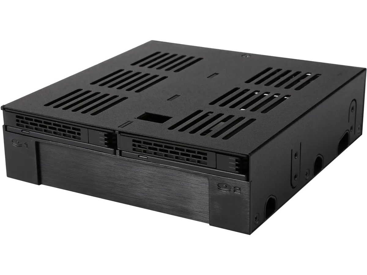 ICY DOCK ICY DOCK MB322SP-B 2 x 2.5" SATA/SAS to 5.25" hdd accessory — תמונת המוצר