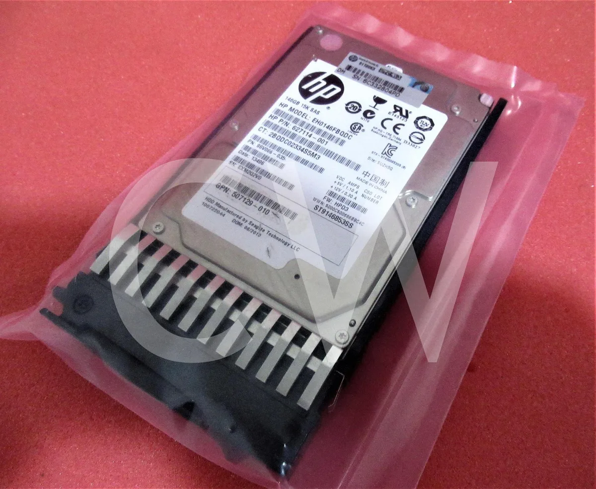 HP HP EH0146FBQDC 146GB 15000RPM SAS 2.5in internal hard drive with caddy — produktbild