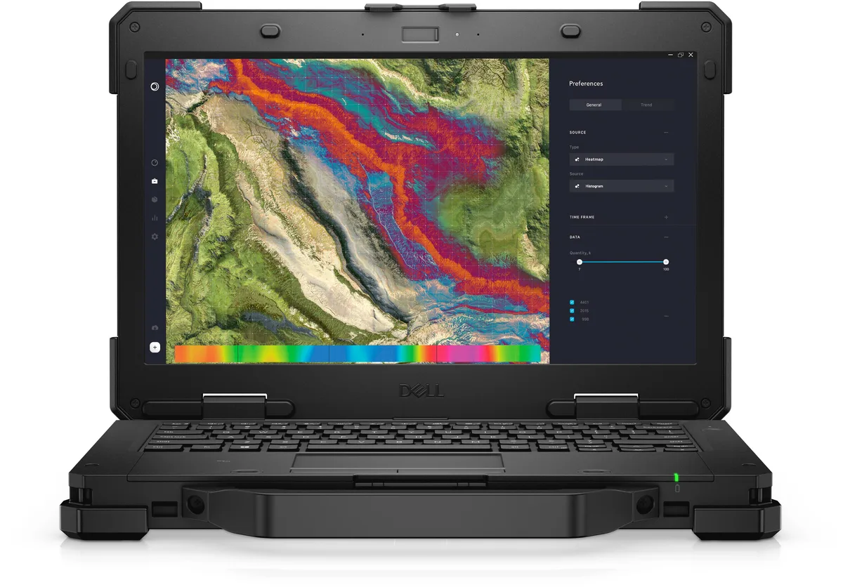 DELL DELL Latitude Rugged Extreme 7330 Laptop 13.3" Touch Screen i7-1185G7 32GB 256GB SSD Windows 11 Pro Black — photo du produit