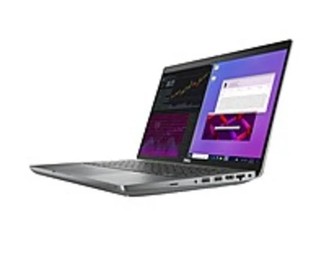 Titan Gray 14 inch Dell Precision 3470 laptop closed view