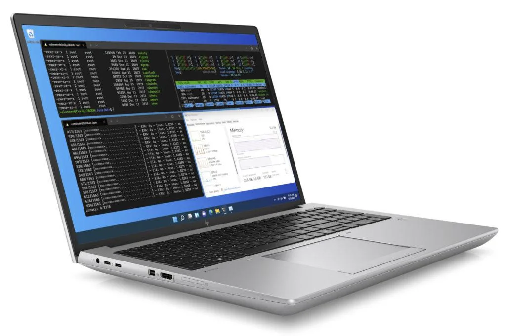 HP HP ZBook Fury G9 2-in-1 laptop 6X3J9UT#ABA i7-12850HX 32 GB 1.51 TB RTX A3000 16.0 — 商品写真