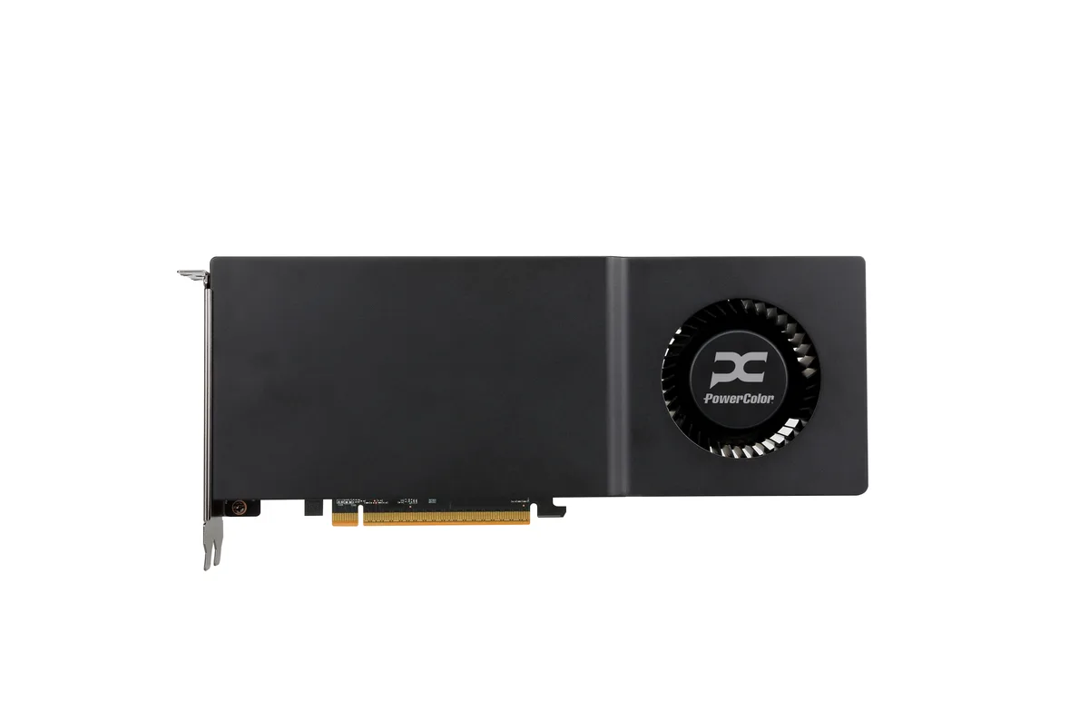 PowerColor PowerColor AI PRO R9700 32G-B 32GB workstation graphics card — photo du produit