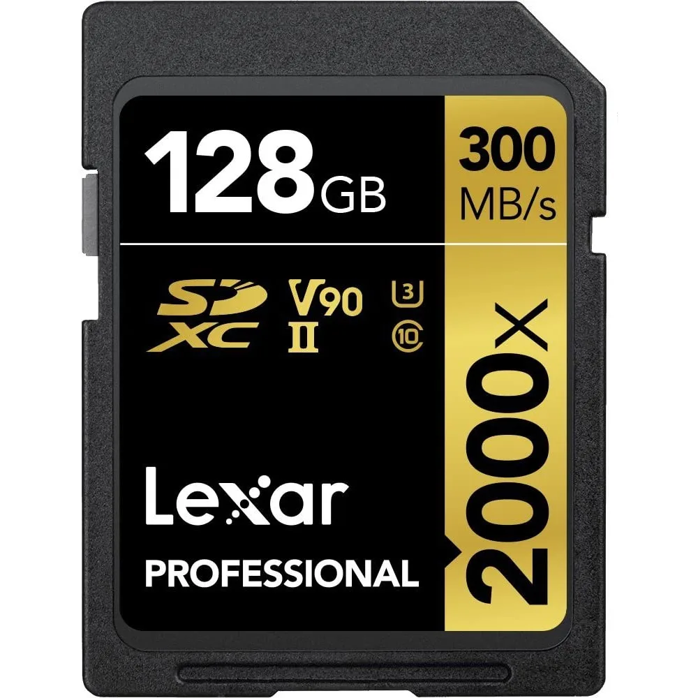 Lexar Lexar Professional 2000x SDXC 128GB LSD2000128G-BNNNU memory card — product photo
