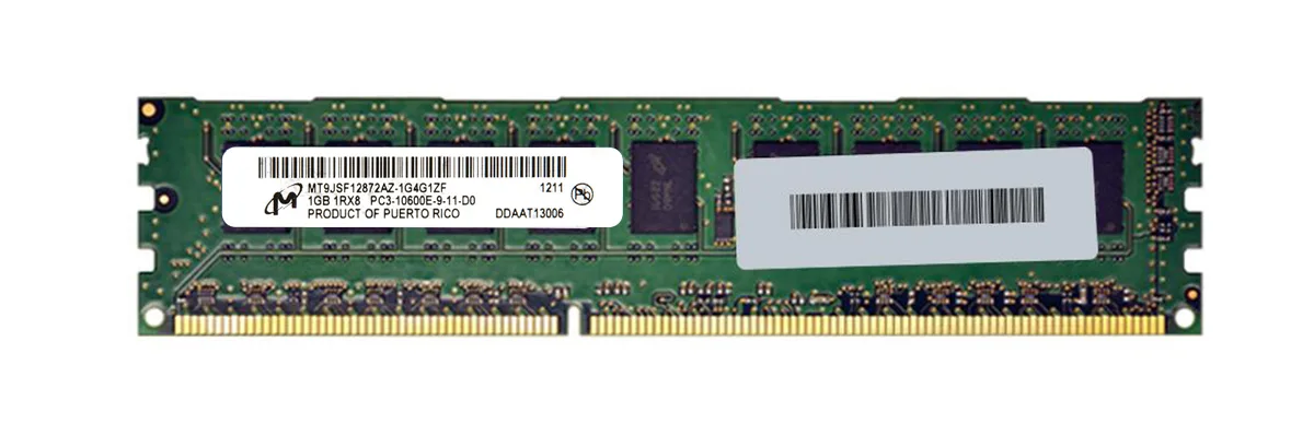 Micron Technology, Inc. Micron Technology, Inc. 1GB DDR3-1333 ECC Registered 240-Pin DIMM 1.35V — product photo