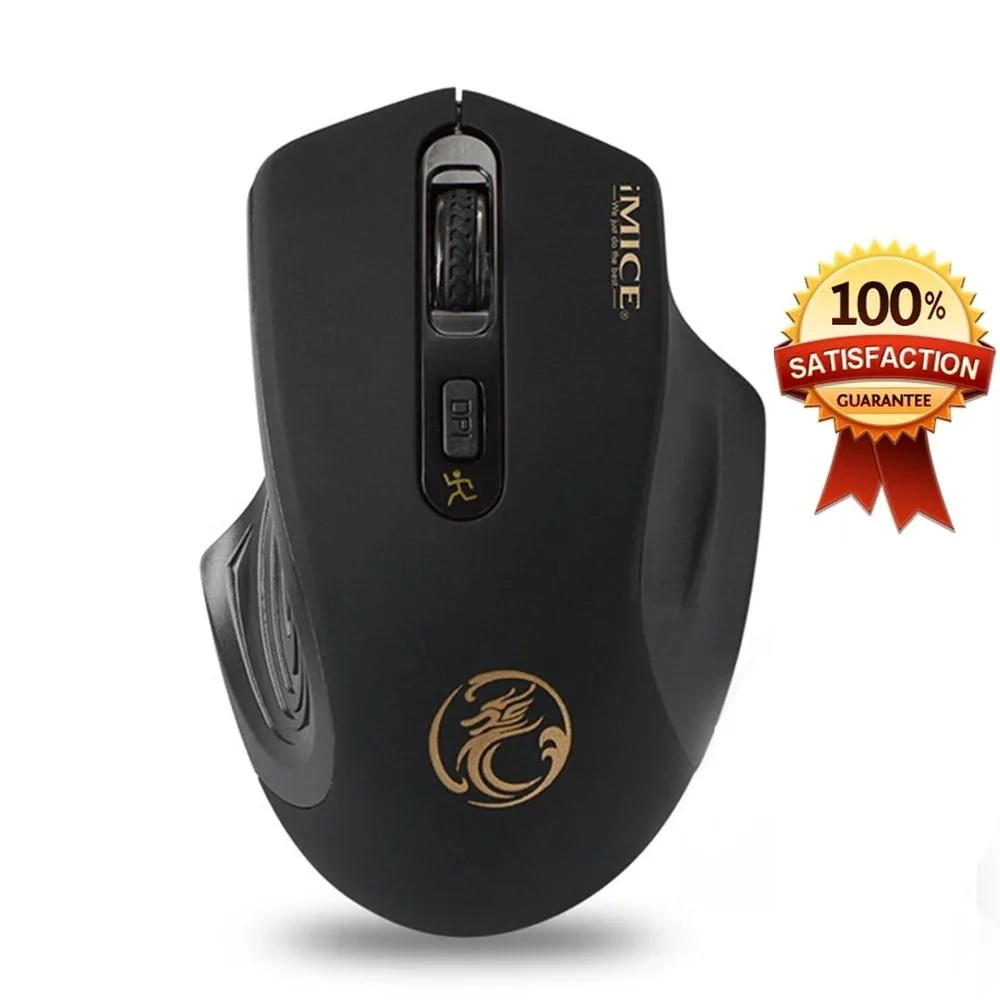 RAYBESTOS UNBRANDED RAYBESTOS UNBRANDED 2.4GHz Wireless Optical Gaming Mouse 800/1600 DPI Black — 商品写真