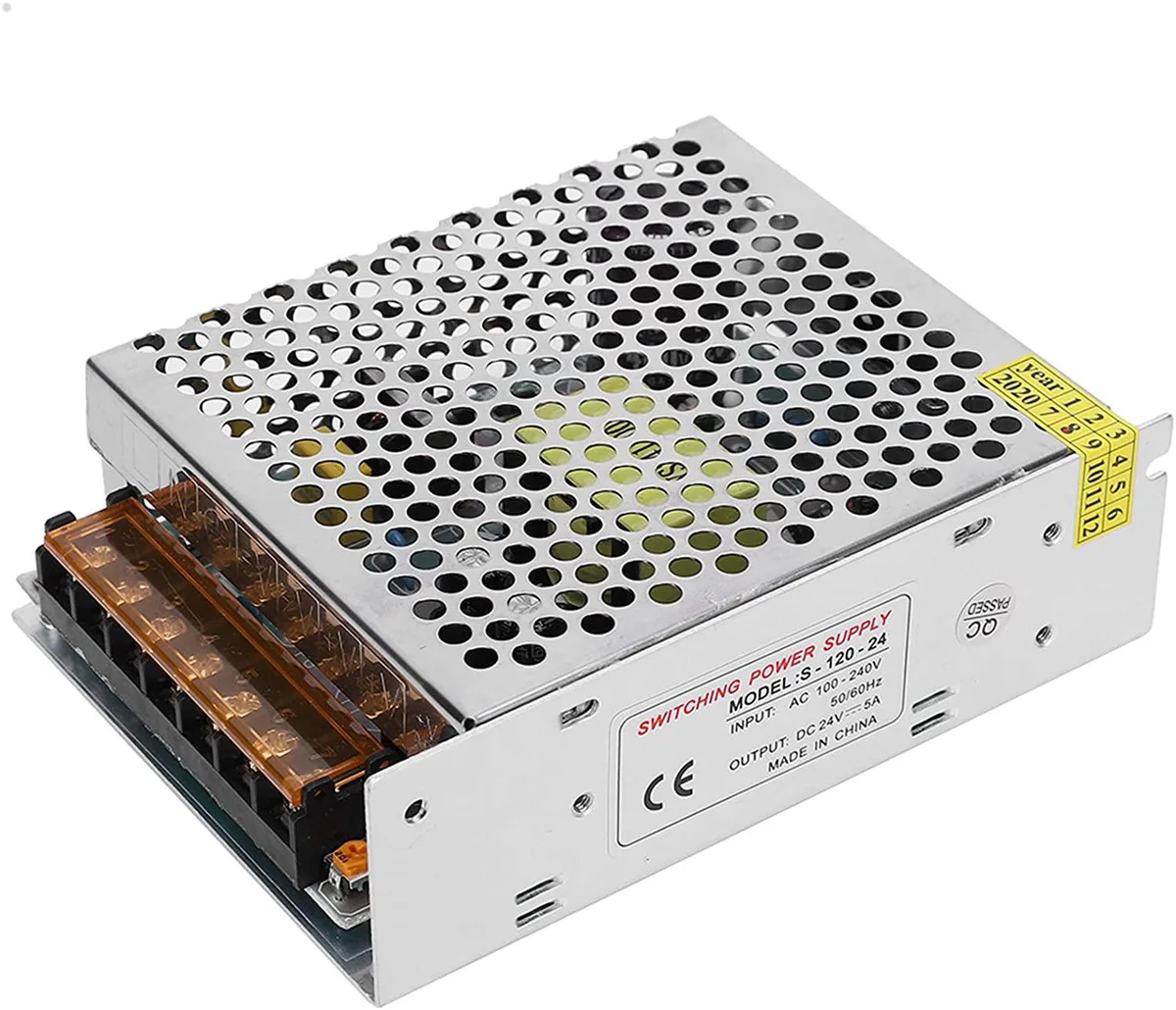 myVolts myVolts Switching Power Supply Transformer Driver Adapter Reliable High Efficiency CCTV Engineering S-120-24 — product photo