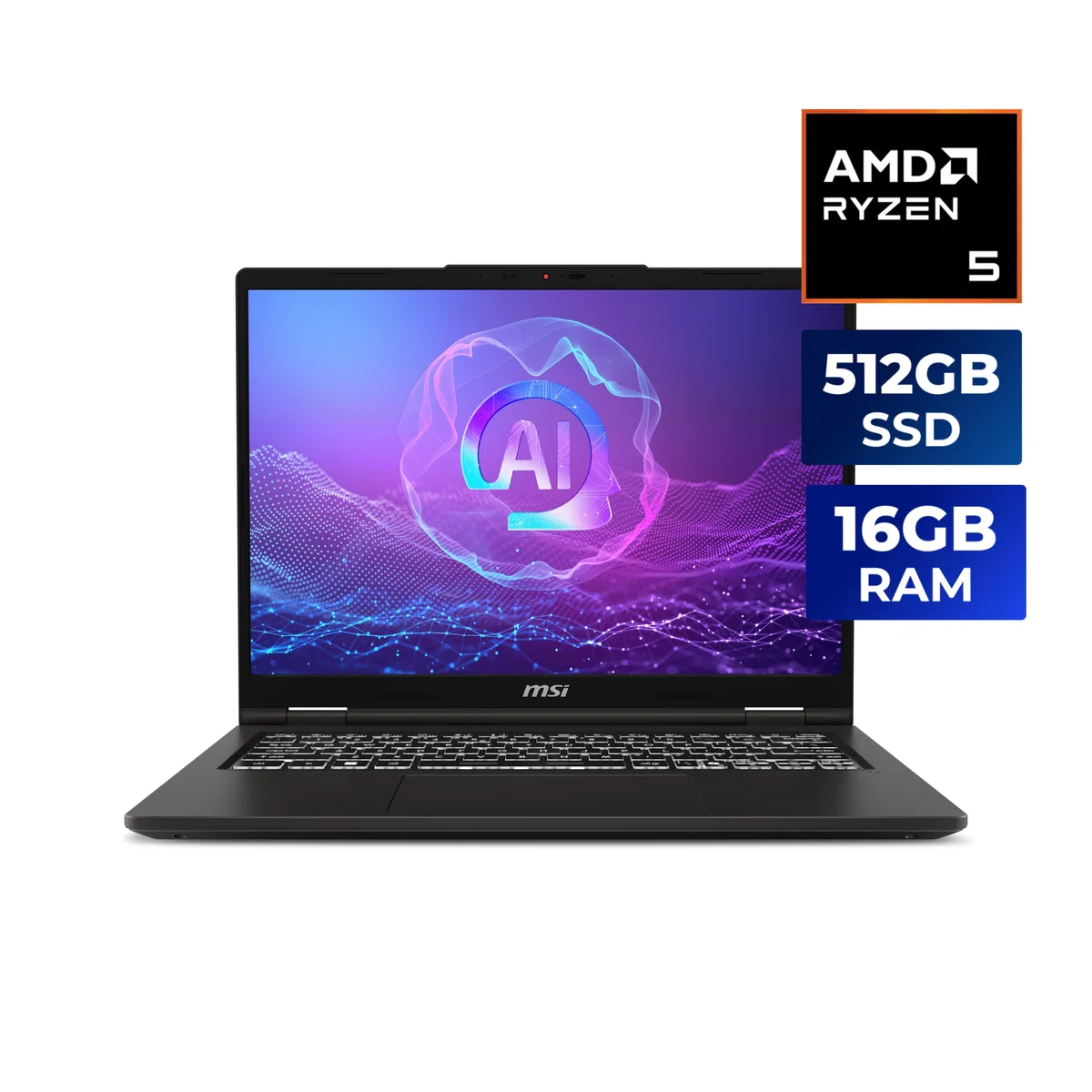MSI MSI Venture A14 AI+ A3HMTG-019US laptop Ryzen AI 5 340 16GB 512GB — photo du produit