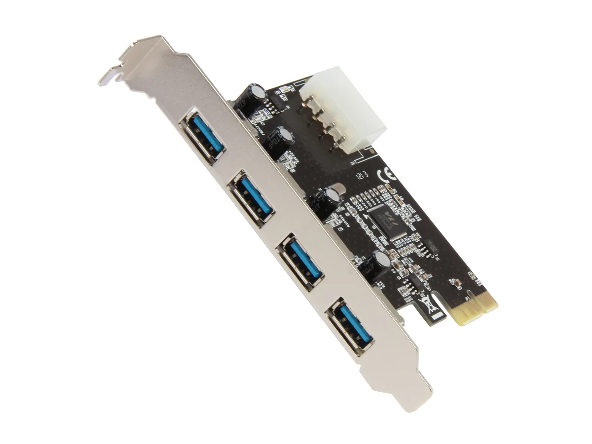 Syba Syba SD-PEX20133 USB 3.0 4-port PCI Express x1 expansion card — zdjęcie produktu