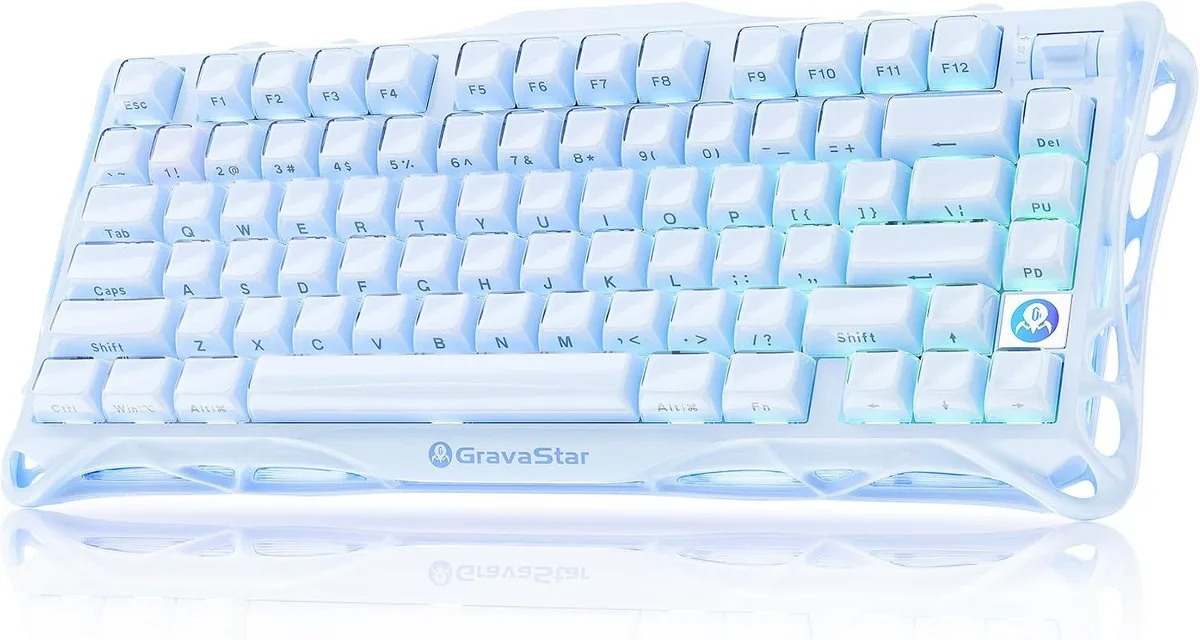 TUKO TUKO Mercury K1 75% Blue Gaming Keyboard — product photo
