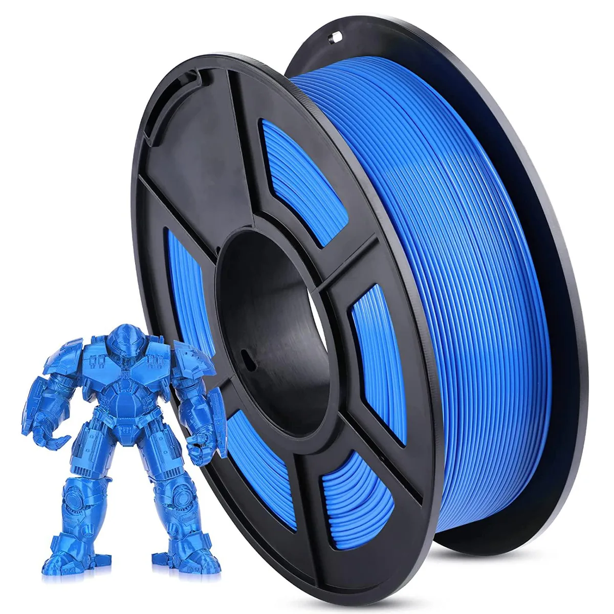 FOCUSTEC FOCUSTEC PLA 3D Printer Filament 1.75mm ±0.02mm 1KG Blue — 제품 사진