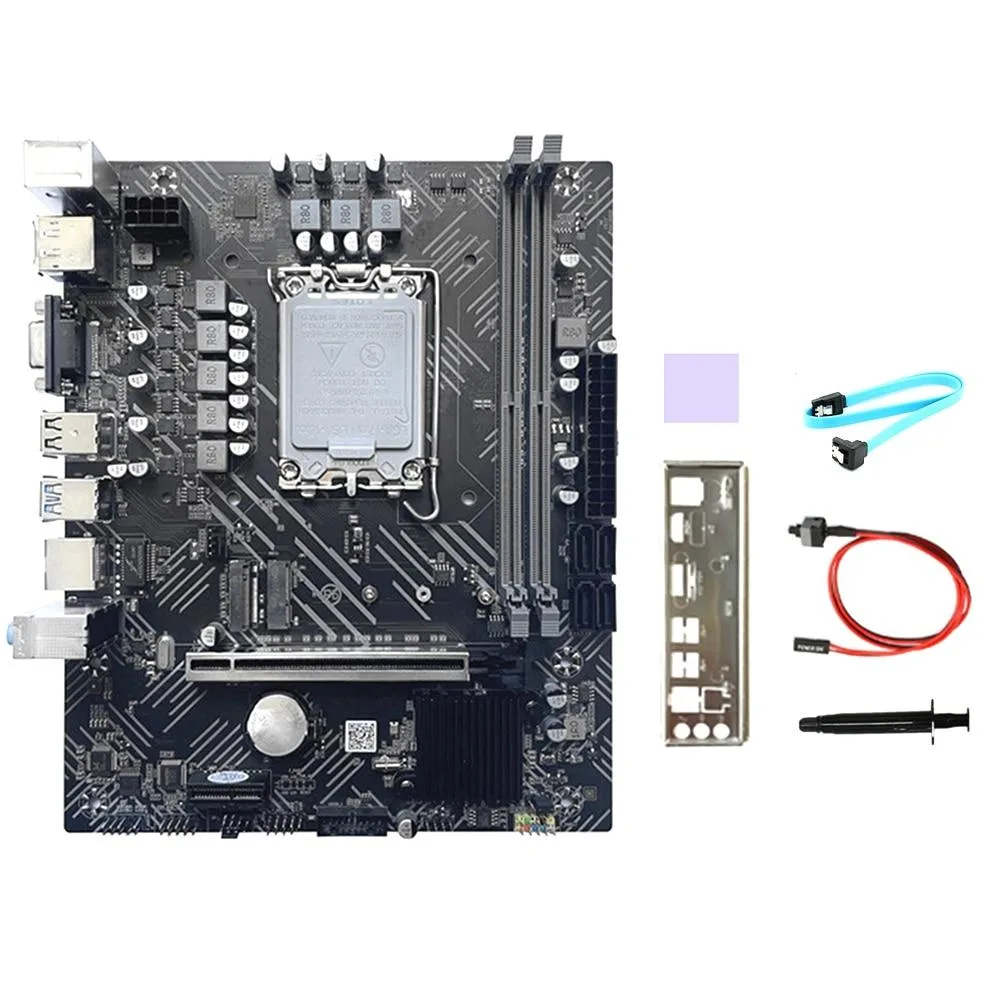 YINGHUA YINGHUA H610 server motherboard LGA1700 DDR4 Gigabit LAN thermal pad grease — product photo