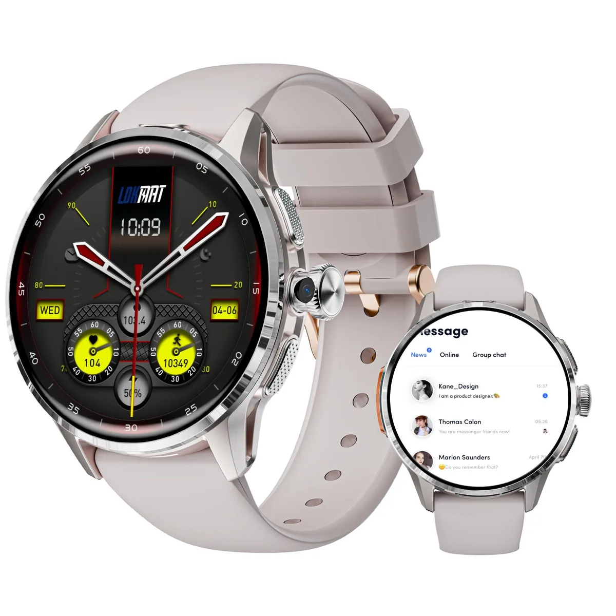 LOKMAT LOKMAT APPLLP 3 4G Smartwatch 1.6 AMOLED 32GB Silver — product photo