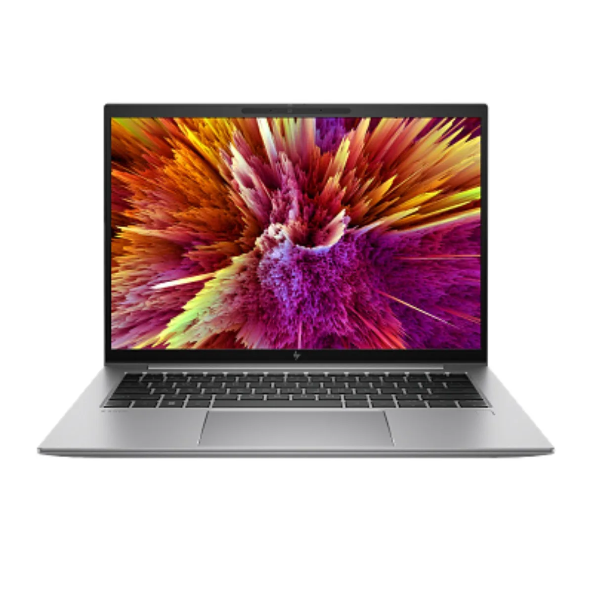 Gray 14-inch HP ZBook Firefly laptop with matte finish and minor cosmetic marks